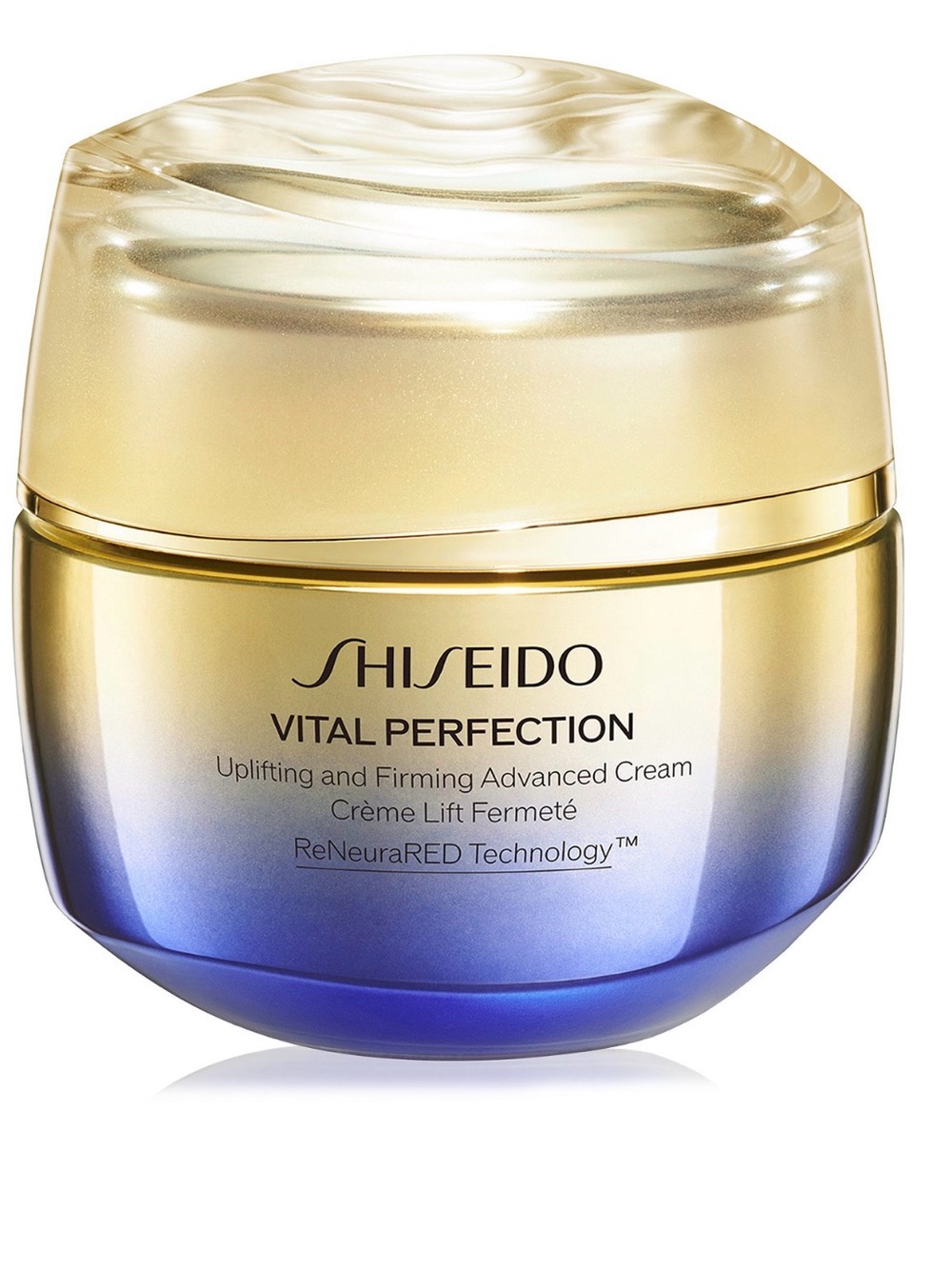 Shiseido Vital Perfection Uplifting & Firming Cream — Gold/Blue